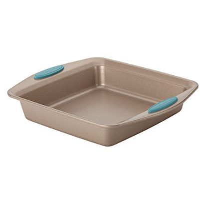 Picture of Rachael Ray Cucina Nonstick Baking Pan / Nonstick Cake Pan, Square - 9 Inch, Brown
