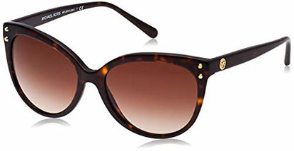 Picture of Michael Kors Jan MK2045 55mm Dark Tortoise Acetate/Brown Gradient One Size