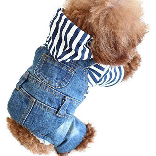 Build A Bear BABW Brown Tan Puppy Dog w/ Blue Denim Overalls | eBay