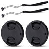 Picture of 2 Pack JJC 49mm Front Lens Cap Cover with for Canon EF 50mm f1.8 STM, EF-M 15-45mm f/3.5-6.3, Sony E 55-210mm f/4.5-6.3, E 35mm f1.8, E 50mm f1.8, FE 28mm f2 and Other Lenses with 49mm Filter Thread