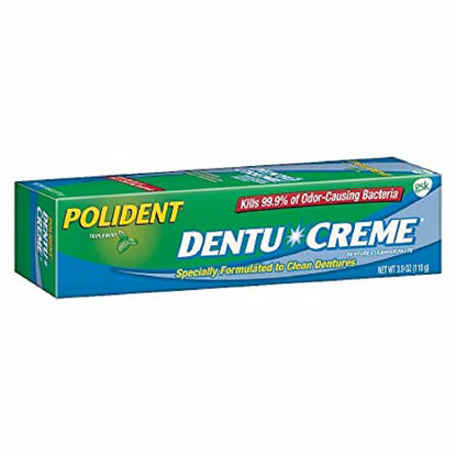 Picture of Polident Dentu-Creme Denture Cleaner - 3.9 oz, Pack of 2