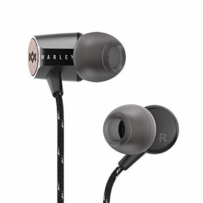 Picture of House of Marley Uplift 2 Wired Headphones with a Microphone, Signature Black