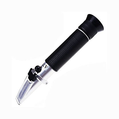 Picture of Pet Dog & Cat Refractometer,V-Resourcing Pet Urine Specific Gravity (1.000~1.060) Clinical Refractometer with Serum or Plasma Protein Test (2~14 g/100ml) for Veterinary Cat,Dog, Pets