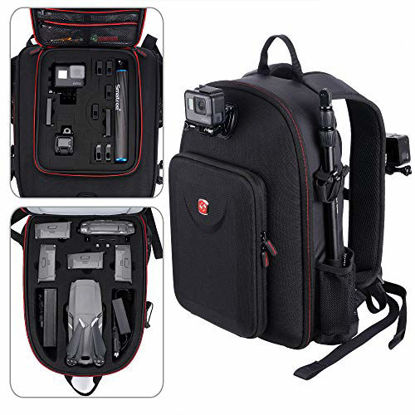 Picture of Smatree Backpack Compatible with DJI Mavic 2 Pro/Zoom /GoPro Hero 2018/ Hero 9/8/7/6/5/4/3 Plus/3