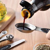 Picture of Spring Chef Magnetic Measuring Spoons Set, Dual Sided, Stainless Steel, Fits in Spice Jars, Set of 8