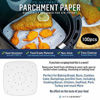 Picture of Air Fryer Parchment Paper Compatible with Philips Viva, NuWave Brio 3 & 4.5 QT, Secura XL 5.3 QT, Maxi-Matic Elite Platinum 3.2 QT, Comfee 2.6 QT +More | Sheets Accessories for Airfryer