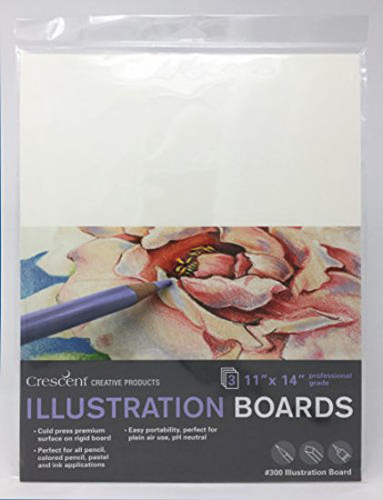 Picture of Crescent Creative Products Crescent Art & Illustration Board, 11" x 14", White