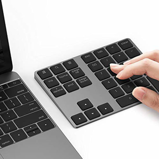 GetUSCart Bluetooth Number Pad, Lekvey Aluminum Rechargeable Wireless