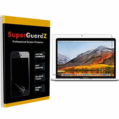 Picture of [3-Pack] for MacBook Pro 13 inch (2016-2018) [A1706/A1708/A1989] Screen Protector - SuperGuardZ, Ultra Clear, Anti-Scratch, Anti-Bubble [Lifetime Replacement]