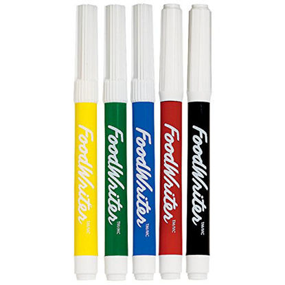 Picture of Wilton FoodWriter Color Fine-Tip Edible Markers, 5-Piece