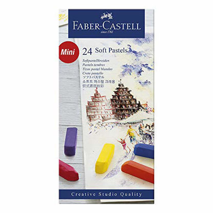 Picture of Faber-Castel FC128224 Creative Studio Soft Pastel Crayons (24 Pack), Assorted