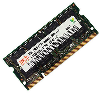 Picture of Hynix HYMP125S64CP8-S6 2GB DDR2 SODIMM 200pin PC2-6400 800MHz