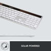 Picture of Logitech K750 Wireless Solar Keyboard for Mac - Solar Recharging, Mac-Friendly Keyboard, 2.4GHz Wireless - Silver