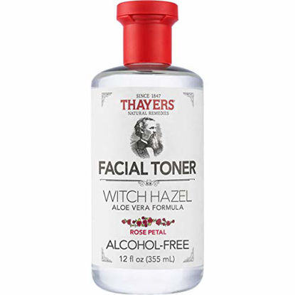 Picture of THAYERS Alcohol-Free Rose Petal Witch Hazel Facial Toner with Aloe Vera Formula - 12 oz (646562)
