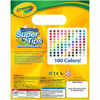 Picture of Crayola Super Tips Marker Set, Washable Markers, Assorted Colors, Art Set for Kids, 100 Count