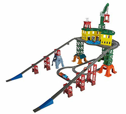 Picture of Thomas and Friends Super Station, multi-system train set with over 35 feet of track for preschool kids ages 3 years and up [FFP]