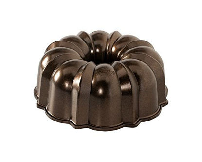 Picture of Nordic Ware Pro Cast Original Bundt Pan Bakeware, 12 Cup, Bronze