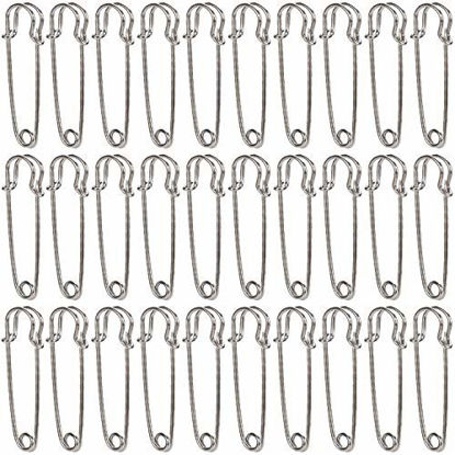 30PCS Safety Pins Large Heavy Duty Safety Pin 4inch Blanket