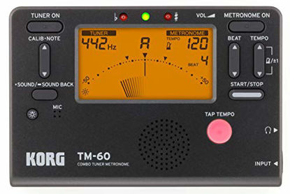 Picture of Korg TM60BK Tuner Metronome, Black