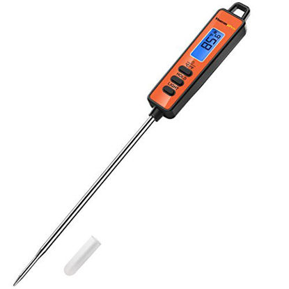 Picture of ThermoPro TP01A Digital Meat Thermometer with Long Probe Instant Read Food Cooking Thermometer for Grilling BBQ Smoker Grill Kitchen Oil Candy Thermometer