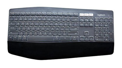 Picture of Leze - Ultra Thin Silicone Laptop Keyboard Cover Skin Protector for Logitech MK850 Performance Wireless Keyboard - Clear