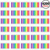 Picture of SIQUK 4200 Pieces Flag Tabs Colored Page Markers Sticky Index Tabs Page Flags, 30 Sets 7 Colors