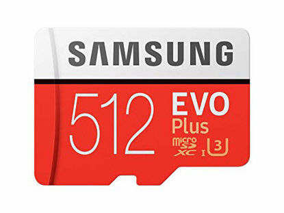 Picture of Samsung EVO Plus Class 10 Micro SDXC with Adapter, 512GB (MB-MC512GA)