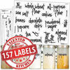 Picture of Talented Kitchen 157 Script Pantry Labels - 157 Mega Set - Food Label Sticker, Water Resistant Food Labels. Preprinted Stickers Decals Jars Pantry Organization Storage (Set of 157 -Mega Script Pantry)