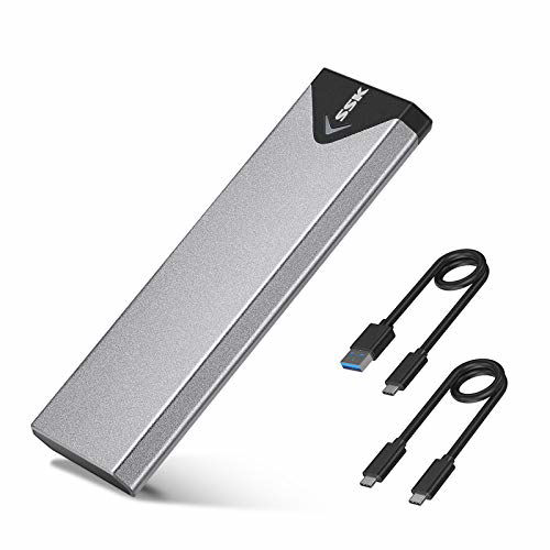 GetUSCart- SSK Aluminum M.2 NVME SSD Enclosure Adapter, USB 3.1 Gen 2 ...