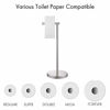 Picture of KES Toilet Paper Holder Stand SUS 304 Stainless Steel Rustproof Pedestal Lavatory Tissue Roll Holder Floor Stand Modern Brushed Finish, BPH283S1-2