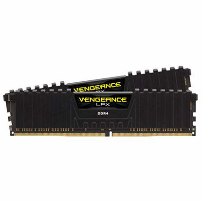 Picture of Corsair Vengeance LPX 16GB (2 X 8GB) DDR4 3600 (PC4-28800) C18 1.35V Desktop Memory - Black