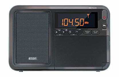Picture of Eton Elite Traveler AM/FM/LW/Shortwave Radio with RDS & Custom Leather Carry Cover