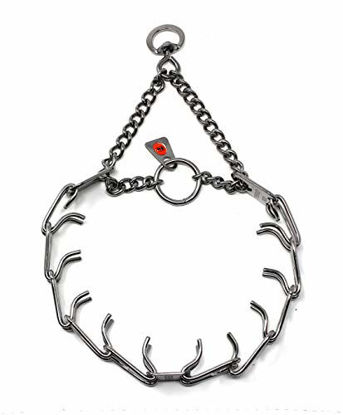 Picture of Herm Sprenger Stainless Steel Prong Dog Training Collar with Swivel Ultra-Plus Pet Pinch Collar No-Pull Collar for Dogs Made in Germany 2.25mm x 16in Small