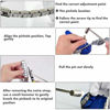 Picture of Watch Link Removal Tool Kit, Cridoz Watch Band Tool Chain Link Pin Remover with 12pcs Replacement Pins and 3pcs Pin Punches for Watch Bracelet Sizing, Watch Strap Adjustment and Watch Repair