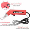 Picture of RoMech Rope Cutter Fabric Cutter - Pro Electric Hot Knife Heat Sealer with Non-adjustable Power (60W) - Cutting Tool Kit- with Blades & Accessories (RM-017)