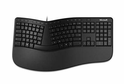 Picture of Microsoft Ergonomic Keyboard (LXM-00001), Black