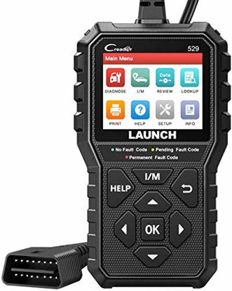 Picture of LAUNCH OBD2 Scanner -CR529 Enhanced Universal Car Code Reader Auto Diagnostic Scan Tool with Full OBDII Functions DTC Lookup Check Engine Light for All OBDII Car After 1996[Upgrade Version]