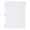Picture of Mead Loose Leaf Paper, Wide Ruled, 200 Sheets, Standard 10-1/2" x 8", Lined Filler Paper, 3 Hole Punched for 3 Ring Binder, Writing & Office Paper, College, K-12 or Homeschool, 1 Pack (15200)