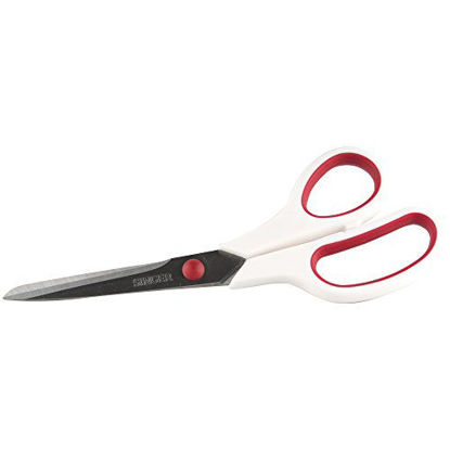 Picture of SINGER Fabric Scissors with Comfort Grip, 1-pack, Red & White