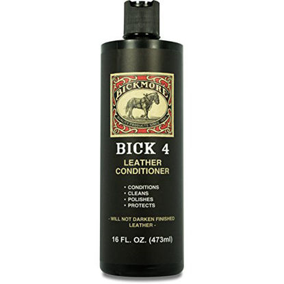 Picture of Bickmore Bick 4 Leather Conditioner 16 oz - Best Since 1882 - Cleaner & Conditioner - Restore Polish & Protect All Smooth Finished Leathers