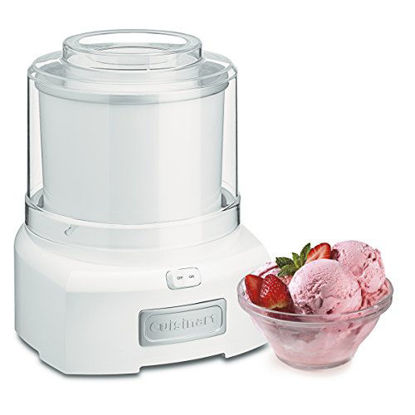 Picture of Cuisinart 1.5 Quart Frozen Yogurt ICE-21P1 Ice Cream Maker, Qt, White