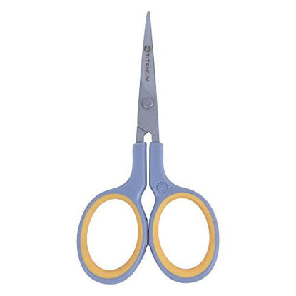 Picture of Westcott 13865 4-Inch Sewing Titanium Bonded Curved Embroidery Scissors