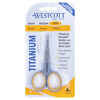 Picture of Westcott 13865 4-Inch Sewing Titanium Bonded Curved Embroidery Scissors