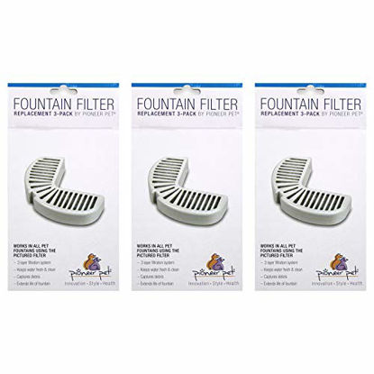 Picture of Pioneer Pet Big Max Raindrop Fountain Filters Combo Pack (9 Filters)