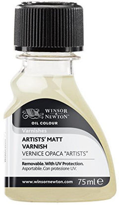 Picture of Winsor & Newton Artists' Matt Varnish, 75ml, Clear, 2 Fl Oz