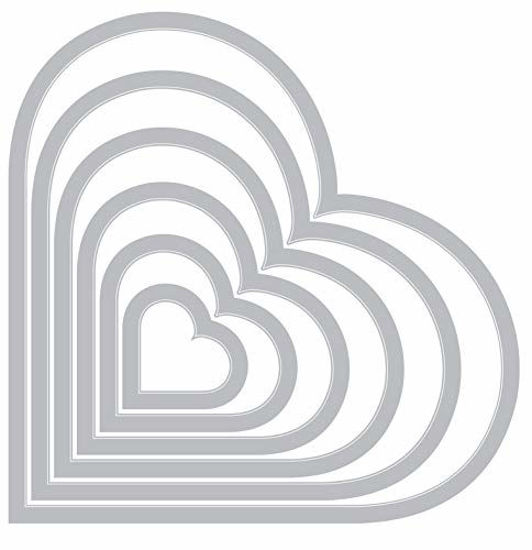 Picture of Sizzix Framelits Die Set 6/PK - Hearts