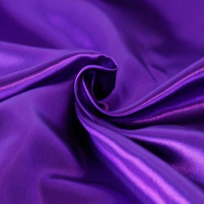 Picture of Solid Satin Fabric - Purple - 60" Width - Sold BTY