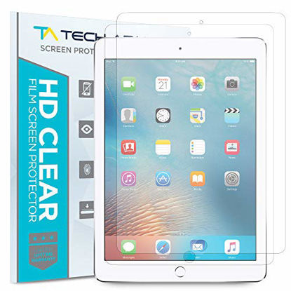 Picture of Tech Armor High Definition HD-Clear PET Film Screen Protector (Not Glass) for Apple iPad Air/Air 2 / New iPad 9.7 (2017) [2-Pack]