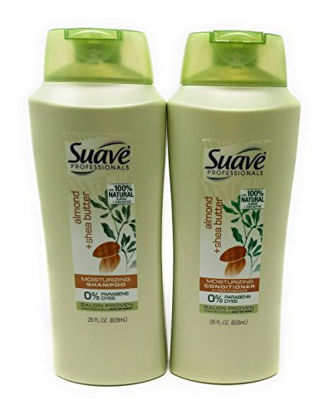 Picture of Suave Professional Almond and Shea Butter Shampoo and Conditioner 2 Pack 28 FL OZ Each