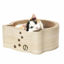 Picture of Necoichi Cat-Headed Scratcher Bed (Birch, Regular)